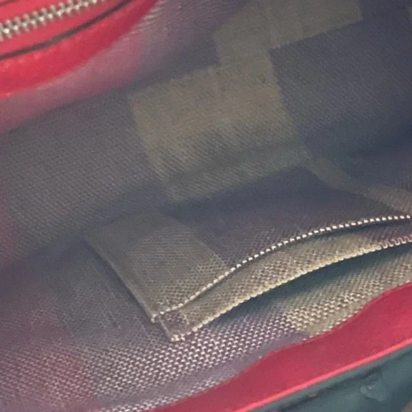 Gucci Bamboo Daily Top Handle Bag Leather Red - Picture 8 of 12